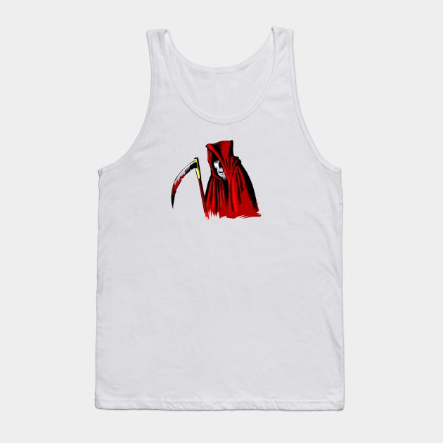 Grim Reaper Tank Top by linesdesigns